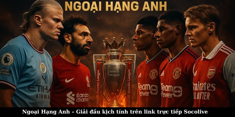 Link trực tiếp bóng đá Socolive – Xem Ngoại Hạng Anh, Cúp C1, La Liga 5 Ngoại Hạng Anh – Giải đấu kịch tính trên link trực tiếp Socolive